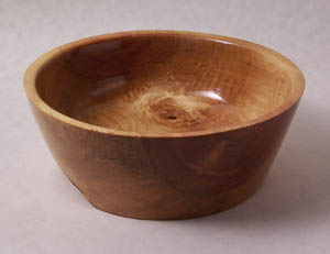Hand Turned Paper Birch Bowl - #89