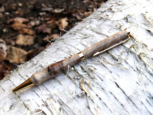 Maple Burl Wooden Pen