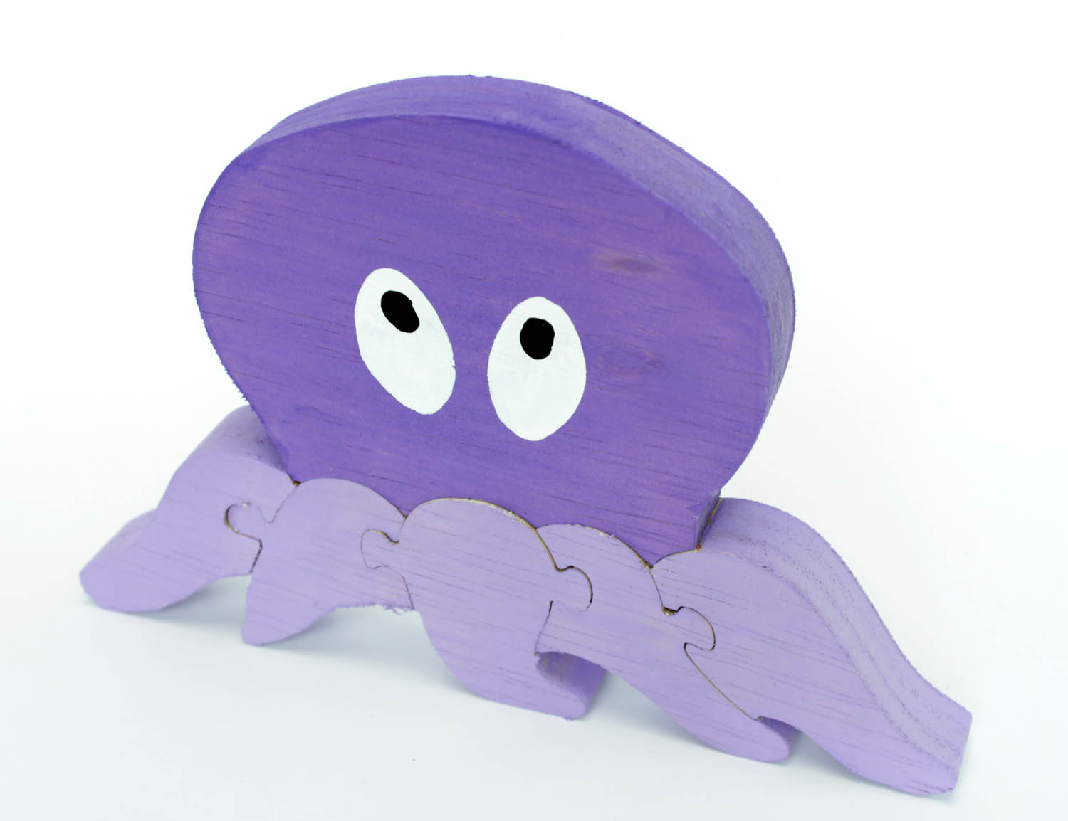 Octopus Standing Wood Puzzle